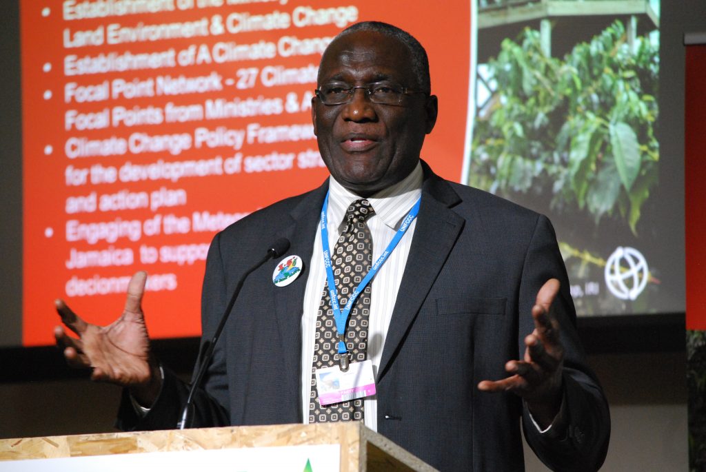 Albert Daley presents Jamaica's approach to using climate information in the NAP process