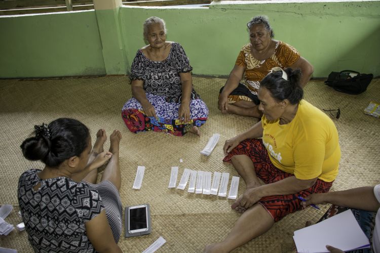Tuvalu's inhabitants on scooters. IVA is a data collection process, which assesses a community’s vulnerability to environmental, climatic and developmental changes from multiple sources of information.  