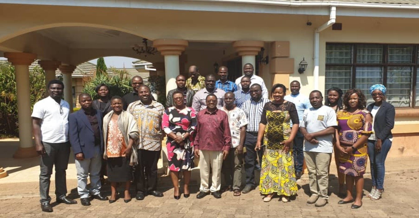 Participantes del taller nacional en Lilongwe, Malawi.