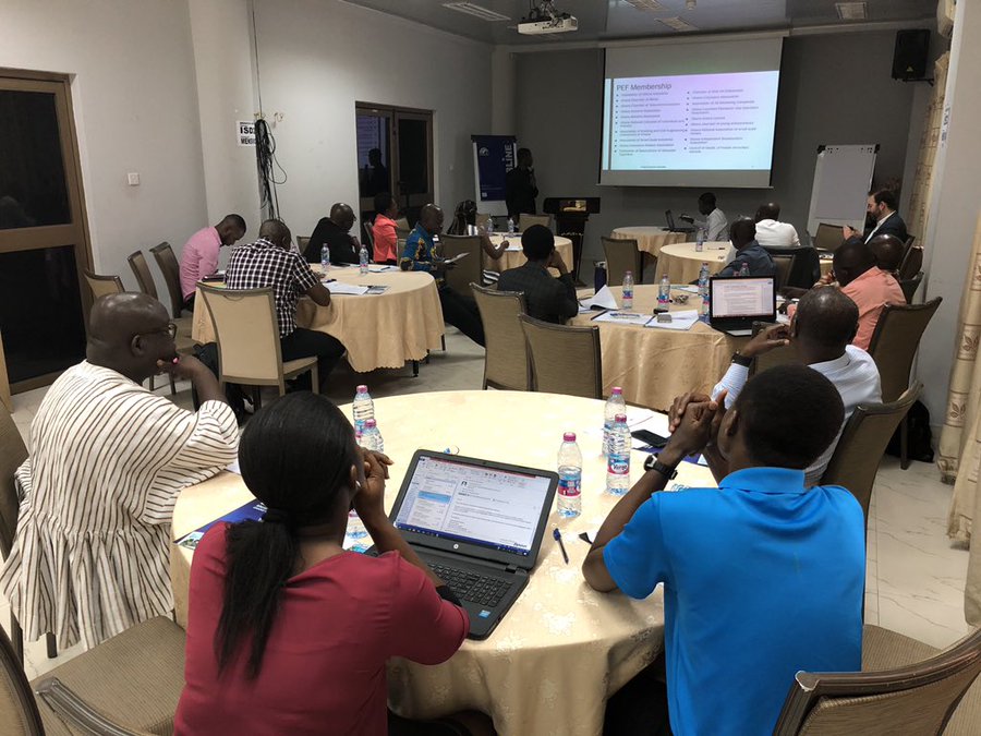 Taller de validación en Ghana.