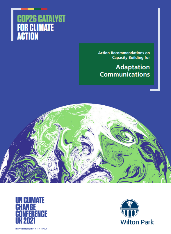 Recommandations d'action sur le renforcement des capacités pour les communications sur l'adaptation