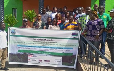 Group photo. Liberia's MEL inception workshop.