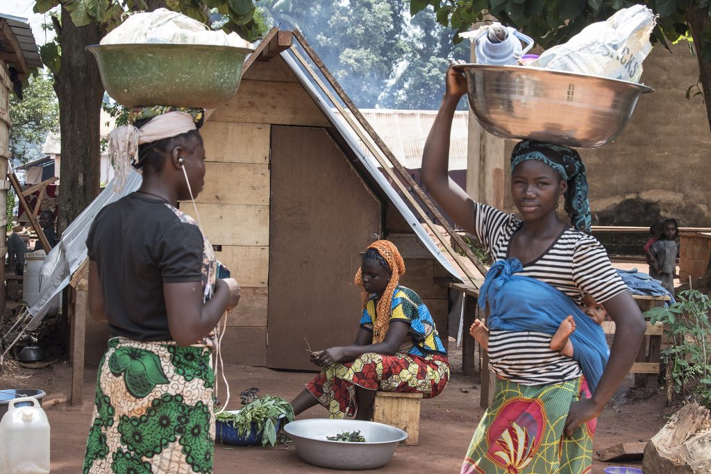 Camp for Internally Displaced in Bangassou, Central African Republic