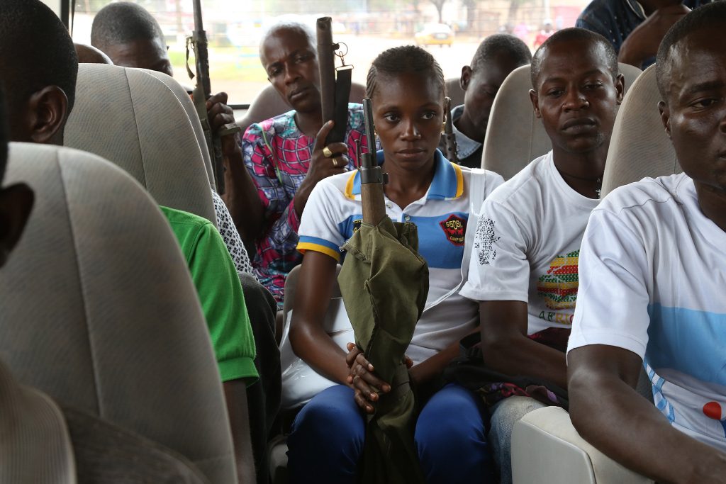 Participantes del Proyecto Piloto Pre-DDRR en República Centroafricana