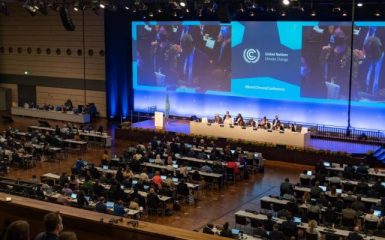 Plenary of UNFCCC in Bonn, Germany