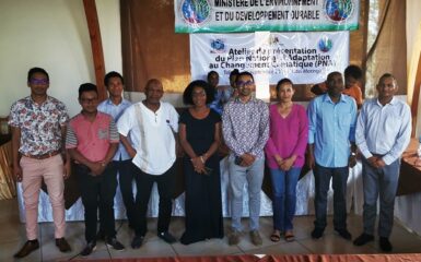 Participantes del taller en Madagascar