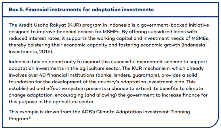 Climate Change Adaptation Investment Plans: Frequently Asked Questions ...